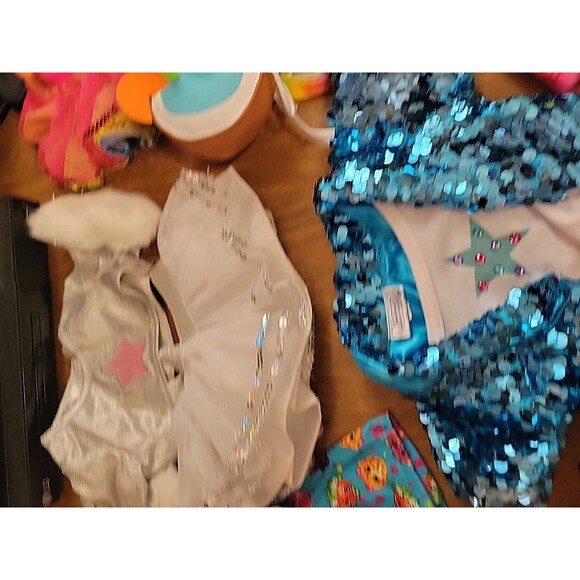Build A Bear Workshop BABW Girl Bear Clothes Huge lot Cheer Rainbow etc.. - Picture 5 of 14